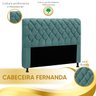 Cabeceira Estofada Fernanda 1,40 Casal Veludo - Star Confort - 5