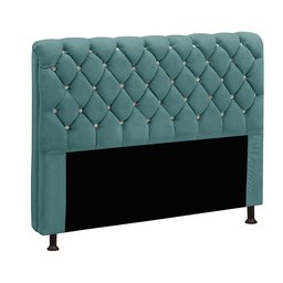 Cabeceira Estofada Fernanda 1,40 Casal Veludo - Star Confort - 2