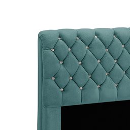 Cabeceira Estofada Fernanda 1,40 Casal Veludo - Star Confort - 3