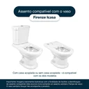 Ver imagem 4 de Tampa de Vaso Firenze Preto para bacia Icasa 6lpf