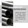 Cabideiro Hall de Entrada com Espelho Branco Tubos Cromados Carraro - 6