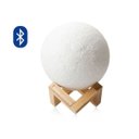 Ver imagem 1 de Luminária Lua 3d Bluetooth Som 15cm Bivolt Touch Usb