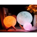 Ver imagem 3 de Luminária Lua 3d Bluetooth Som 15cm Bivolt Touch Usb