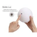 Ver imagem 2 de Luminária Lua 3d Bluetooth Som 15cm Bivolt Touch Usb