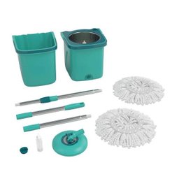 Balde Mop Giratório Pro Mop7824 e Limpa Vidros Spray FLP6384- Flashlimp - 6