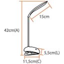 Ver imagem 5 de Luminária Mesa Led Ler Estante Cabeceira Manicure Maquiagem GARRA