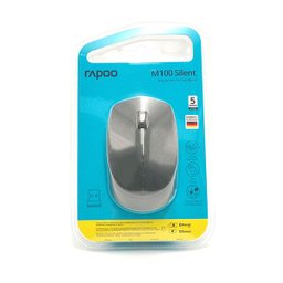Mouse Rapoo M100 Silent, Wireless 2.4 GHz, Bluetooth, 1000 DPI, Clique Silencioso, Preto - RA009 - 7