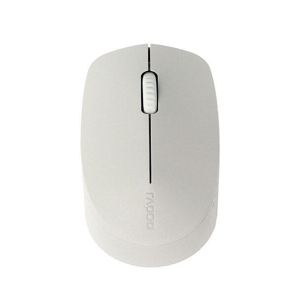 Mouse Rapoo M100 Silent, Wireless 2.4 GHz, Bluetooth, 1000 DPI, Clique Silencioso, Branco - RA010 - 5