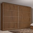Ver imagem 1 de Guarda Roupa Casal 2 Portas 6 Gavetas - Sevilha-braúna - Made Marcs