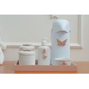 Ver imagem 1 de Kit Higiene Bebê Porcelana Térmica Bandeja Banho Borboleta - Rose