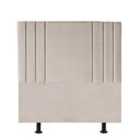 Ver imagem 2 de Cabeceira Estofada Grécia 140CM Casal Suede Bege - D A DECOR