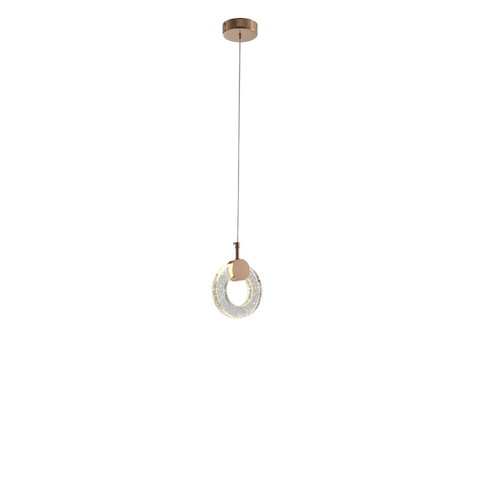 Pendente Arco Cristal 16cm 7W 3500K Bivolt