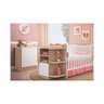 Jogo Quarto Infantil Cômoda e Berço com Cantoneira Certificado pelo Inmetro Doce Sonho Carvalho/Bran - 1