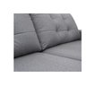 Sofá Herval 3 Lugares Moon, Veludo Cinza - 4