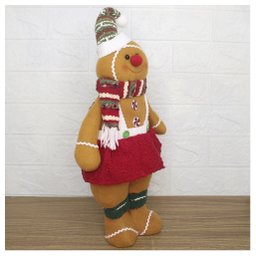 Decoração Boneco Natal Biscoito Ginger Natalino 46cm - 3