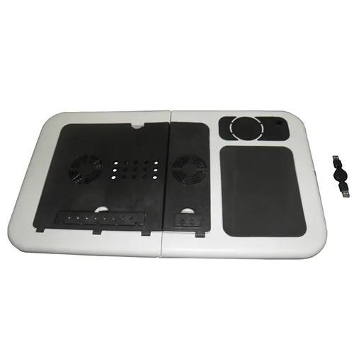 Mesa Para Notebook Dobravel Multifuncional Com Cooler - 3