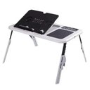 Ver imagem 2 de Mesa Para Notebook Dobravel Multifuncional Com Cooler