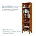 Ver imagem 6 de Armário Multiuso Goiânia 2 Portas 4 Prateleiras MDP 60cm Off White Kaiki