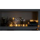 Ver imagem 1 de Cordão de Luz Tons de Cinza - Luminária Fio de Luz 20 Leds