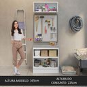 Ver imagem 5 de Kit com Balcão e Armário Aéreo Multiuso 80cm Agata Madesa