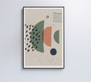 Ver imagem 6 de Quadro Abstrato Circulo, Linhas, Pontos e Meia Lua - 120x80 Cm - Vidro Impresso