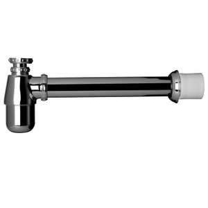 Sifão para Cozinha 1.1/2" X Dn40 X 300 Mm com Adaptador Dn50 Cromado