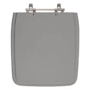 Ver imagem 1 de Tampa de Vaso Sanitário Vila Rica Cinza Escuro para bacia Icasa