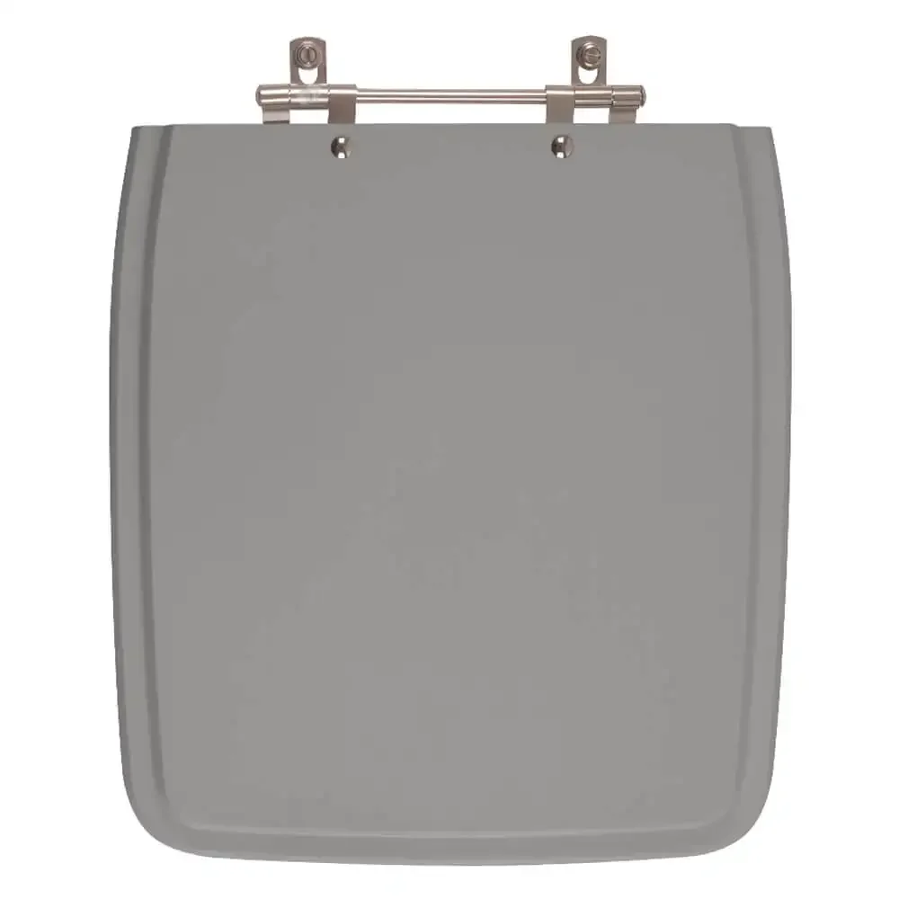 Tampa de Vaso Poliéster Vila Rica Cinza Escuro para bacia Icasa 6lpf - 1