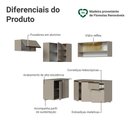 Ver imagem 4 de Armário de Cozinha Completa de Canto Suspensa 325 cm Crema Nice Madesa 02