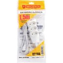 Ver imagem 1 de Extensao Eletrica Megatron 3 Tomadas 1,5mt 2x0,75 Cordao Paralelo Branca