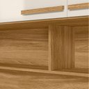 Ver imagem 5 de Conjunto Modulado Casal Florenca 2 Portas de Correr e 4 Portade de Giro Freijo com Off White - Moval