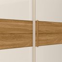 Ver imagem 6 de Conjunto Modulado Casal Florenca 2 Portas de Correr e 4 Portade de Giro Freijo com Off White - Moval