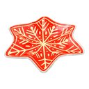 Ver imagem 2 de Petisqueira de Vidro Vermelha Floco de Neve em Cada Detalhe