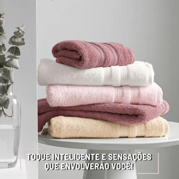 Toalha de Rosto Karsten Unika - Cinza Claro - 4