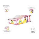 Ver imagem 3 de Mini Cama Infantil 148x68cm Personagens Princesa Rosa Z53 - Mpozenato
