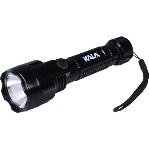 Lanterna Super LED 901768 Iluminação Portátil Plástico ABS 35 Lumens Preto Kala