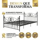 Ver imagem 6 de Cama Queen em Ferro Clássica Elizabeth:Preto