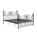 Ver imagem 4 de Cama Queen em Ferro Clássica Elizabeth:Preto
