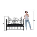 Ver imagem 5 de Cama Queen em Ferro Clássica Elizabeth:preto