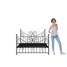 Cama Queen em Ferro Clássica Elizabeth:preto - 7