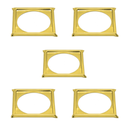 Ver imagem 1 de Kit C/5 Porta Grelha Ralo Click 15x15 Suporte Inox Dourado