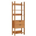 Ver imagem 2 de Estante Closet Organizador de Roupas com 4 Prateleiras e 2 Gavetas 100% MDF Dalla Costa