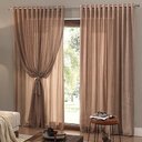 Ver imagem 3 de Cortina Sala Renda C/ Forro 3,50 Larg X 2,20 Alt Marrom