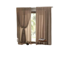 Ver imagem 1 de Cortina Sala Renda C/ Forro 3,50 Larg X 2,20 Alt Marrom