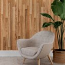 Ver imagem 2 de Papel de Parede Adesivo Tacos em Madeira Tons Claro 10m