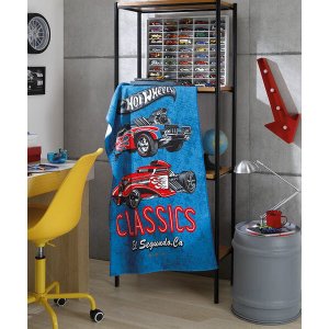 Toalha De Banho Infantil Dohler -Felpuda Estampado Hot Wheels