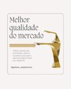 Ver imagem 7 de Torneira Banheiro Dourada Luxo Paris Monocomando 100% Metal Premium Goldenx