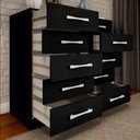 Ver imagem 5 de Cômoda 10 Gavetas Torres - Panorama Móveis