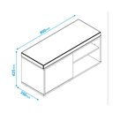 Ver imagem 4 de Sapateira para Quarto com 1 Porta e 4 Nichos - Branco