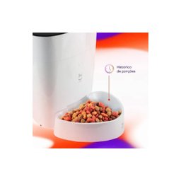 Alimentador para Caes e Gatos Inteligente Wi-fi 4l Hi By Geonav Branco - 3